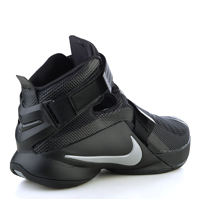 мужские черные баскетбольные кроссовки  Nike Lebron Soldier IX 749417-001 - цена, описание, фото 2